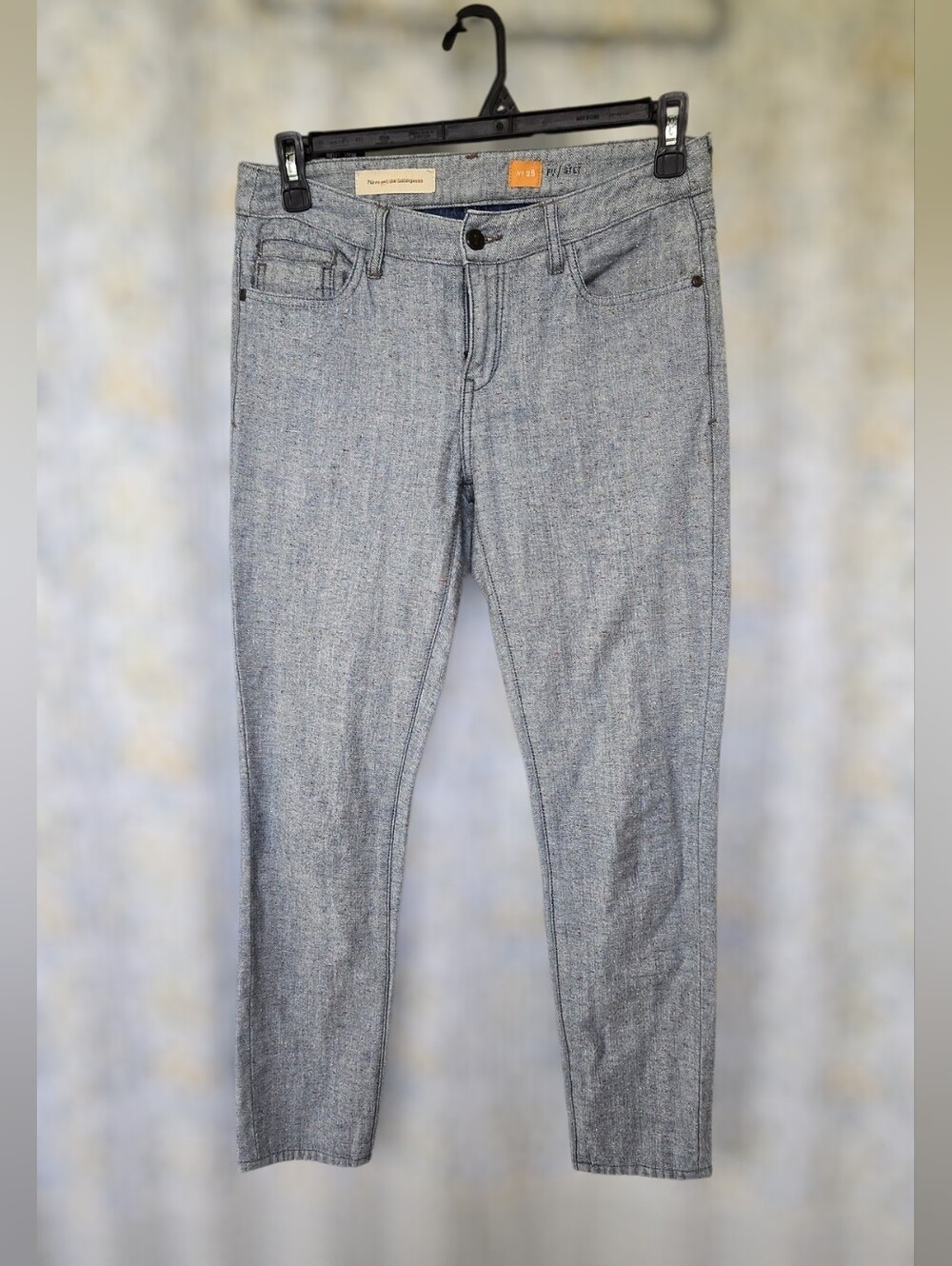 Pilcro and the Letterpress Anthropologie Flecked Skinny Jeans Size 28